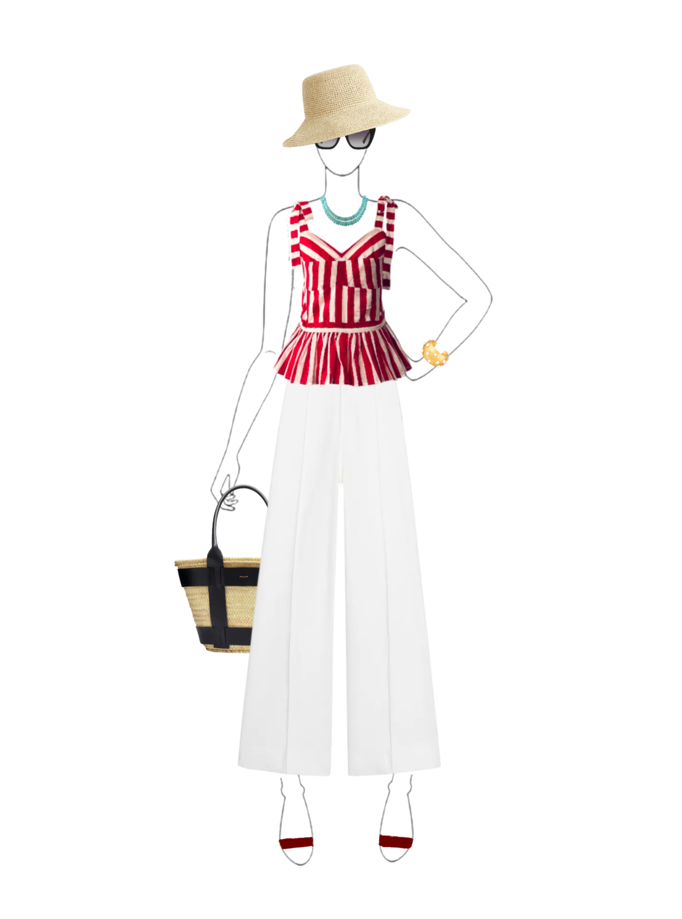 Sienna Top - Red