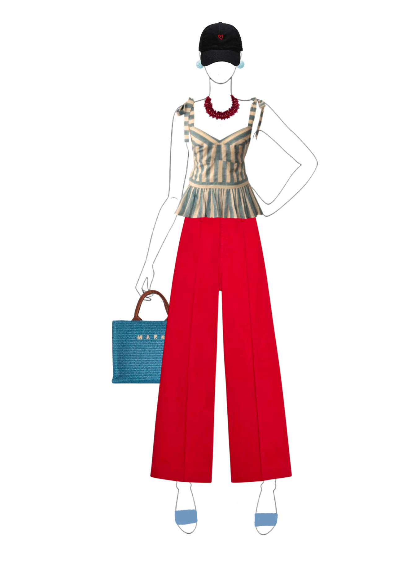 Sienna Top - Blue