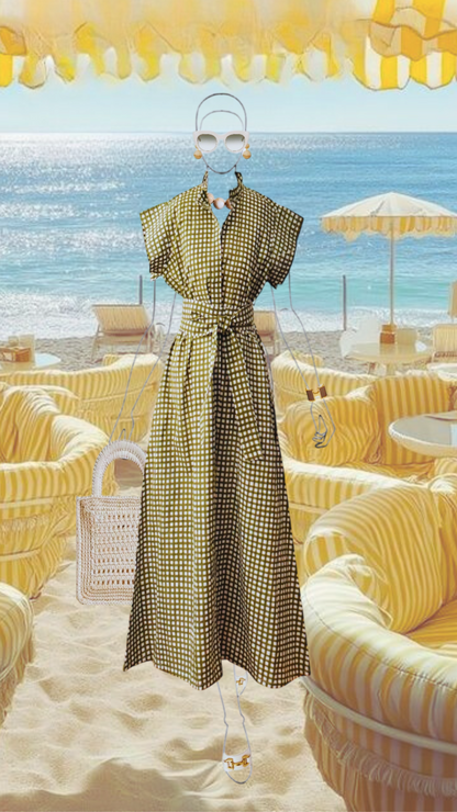 Faye Coffee Dress