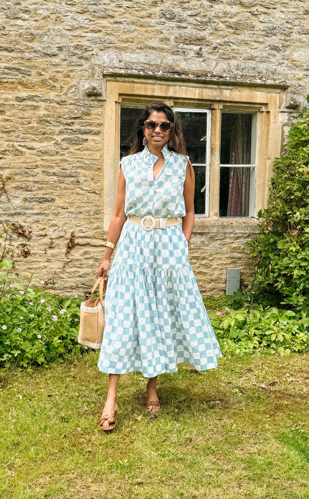 Greta Checkers Top