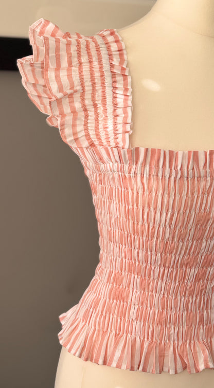 The Lola Top  Salmon