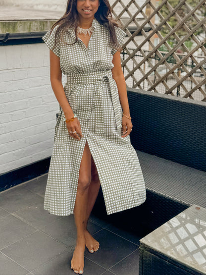 Faye Coffee Dress