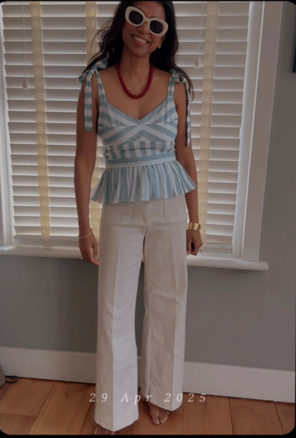 Sienna Top - Blue