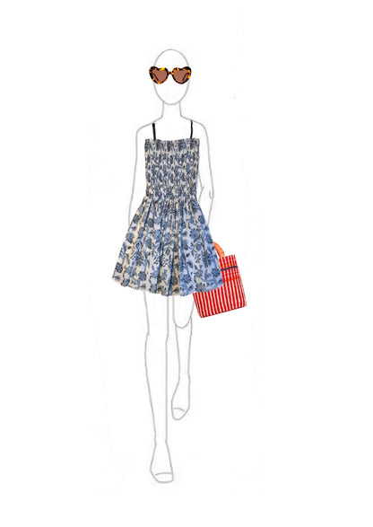 The Teen  Lillibet Dress -Blue