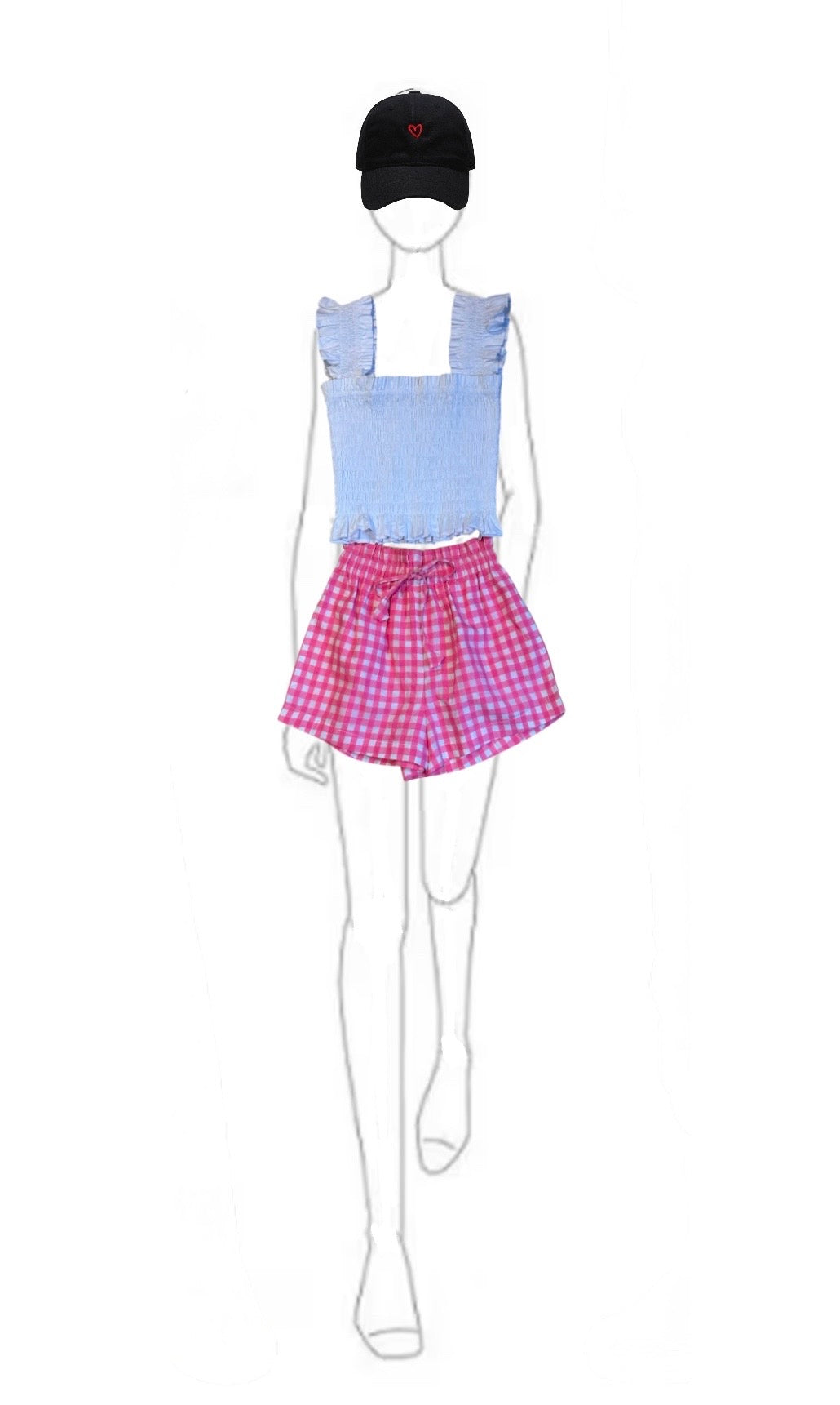 The Teen Pip Shorts - Bubblegum