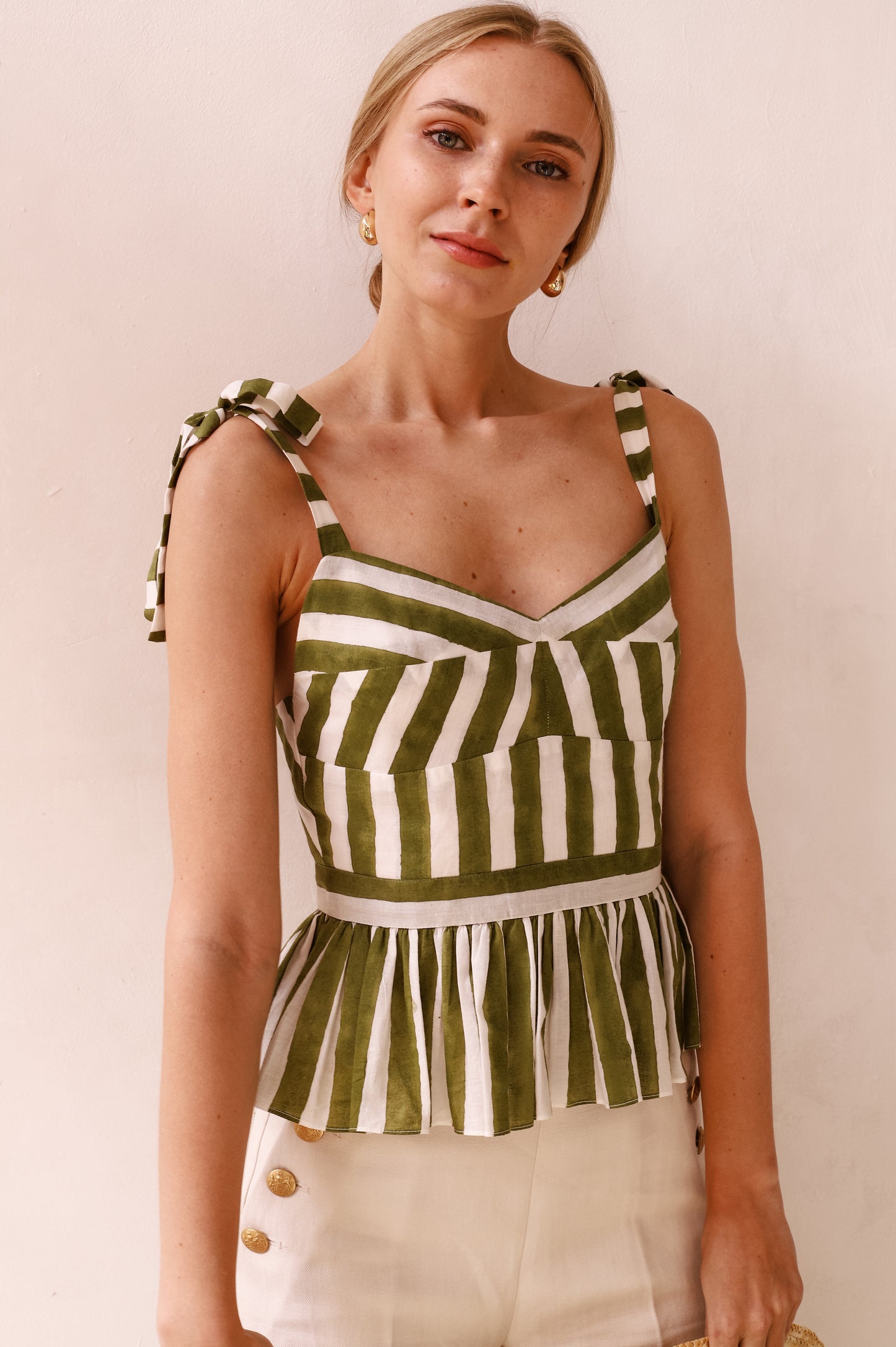 Sienna Top - Olive