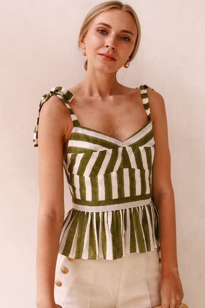 Sienna Top - Olive