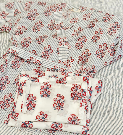 Flora  PJ- 3 piece set