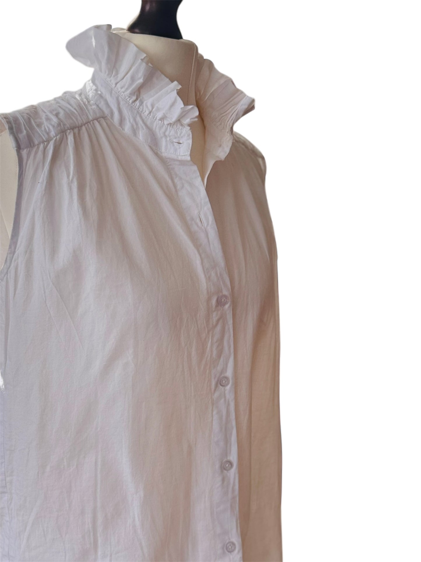 Ruffle Collar Shirt