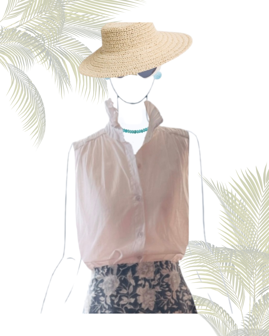 Ruffle Collar Shirt