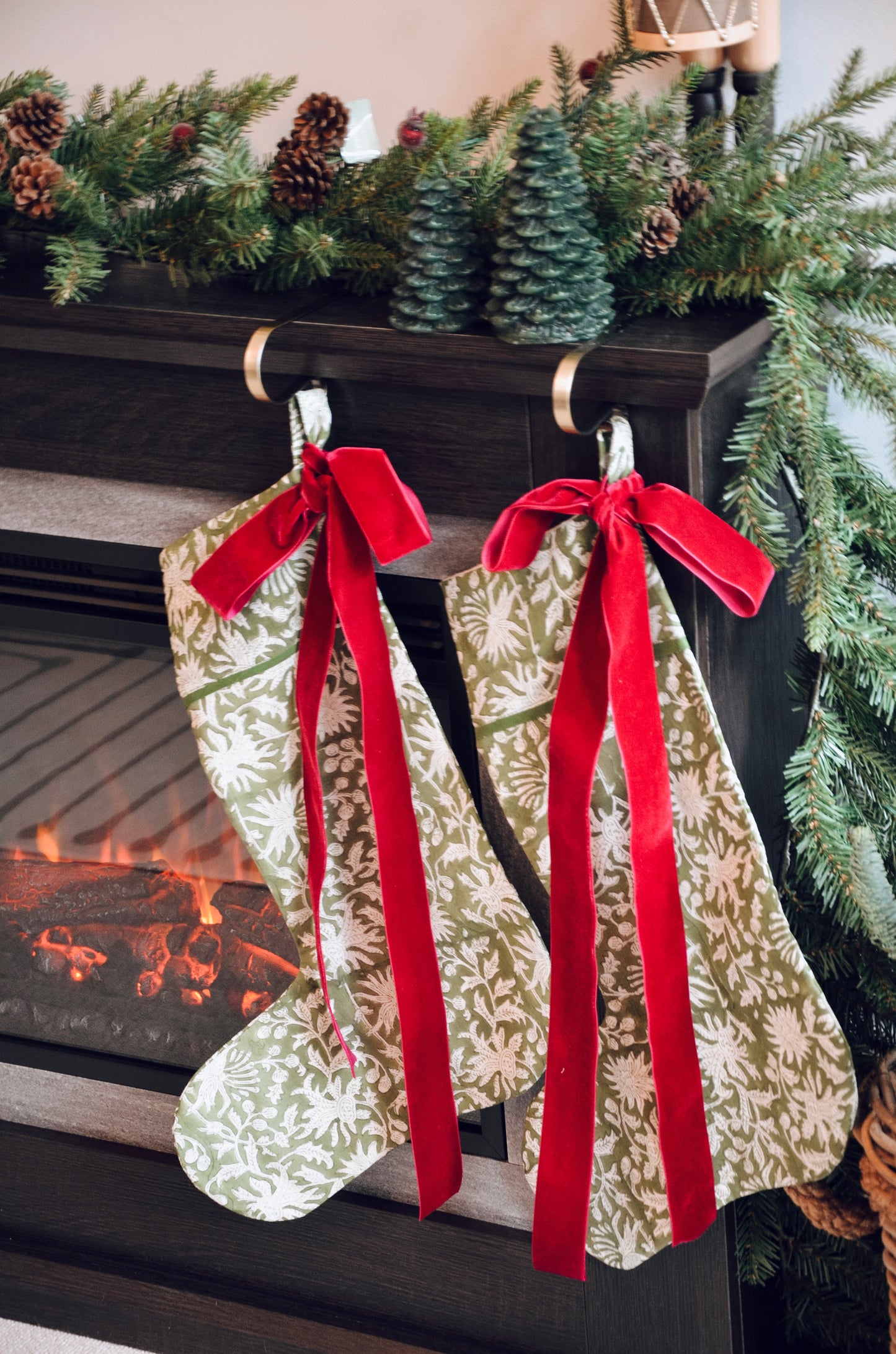 Dark  Olive Stocking